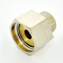 Клапан отсечной для воздухоотводчика НВ 1/2" х 3/8", никелированный 220N2100 Uni-Fitt