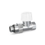 Клапан терморегулятора радиаторный VMDV06, 1/2", прямой, хром Varmega Design VMDV06-410404