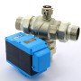 Трехходовой шаровой кран с электроприводом Emmeti Modulo Compact 01425710 1 1/4 HP латунь