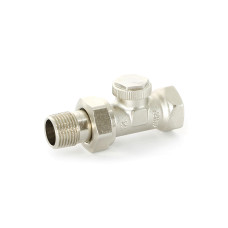 Вентиль обратный НВ 1/2" никелированный Uni-Fitt Thermo 173N2000 для радиатора