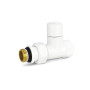 Запорный радиаторный клапан VMDV04, 1/2", прямой, белый Varmega Design VMDV04-110404