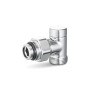 Узел нижнего подключения одинарный VMDV22, 1/2"х3/4"EK, угловой, хром Varmega Design VMDV22-400415