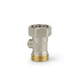 Узел нижнего подключения Varmega VM14301 3/4", прямой, одинарный раздельный, для двухтрубных систем