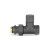 Запорный радиаторный клапан VMDV04, 1/2", прямой, черный Varmega Design VMDV04-210404