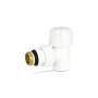 Клапан терморегулятора радиаторный VMDV05, 1/2", угловой, белый Varmega Design VMDV05-110404
