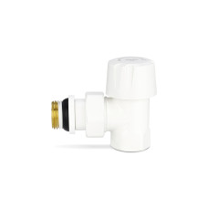 Клапан терморегулятора радиаторный VMDV05, 1/2", угловой, белый Varmega Design VMDV05-110404