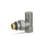 Ручной радиаторный клапан VMDV01, 1/2", угловой, серый Varmega Design VMDV01-310404