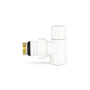 Запорный радиаторный клапан VMDV03, 1/2", угловой, белый Varmega Design VMDV03-110404