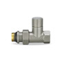 Запорный радиаторный клапан VMDV04, 1/2", прямой, серый Varmega Design VMDV04-310404