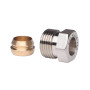 Фитинг уплотнительный для трубы d12 резьба 1/2" 013G4112 Danfoss