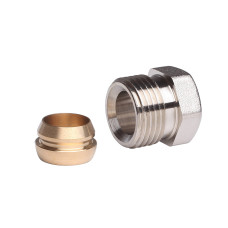 Фитинг уплотнительный для трубы d12 резьба 1/2" 013G4112 Danfoss