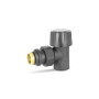 Клапан терморегулятора радиаторный VMDV05, 1/2", угловой, черный Varmega Design VMDV05-210404