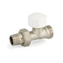 Термостатический клапан для радиатора ВН 1/2" x 3/4" EK, никелированный Uni-Fitt 162V2300 прямой