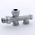 Узел обжимной НН 15-1/2'xM24x19 радиаторный со сгоном 1-трубная система разводка в пол Tiemme 3370003