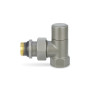 Запорный радиаторный клапан VMDV03, 1/2", угловой, серый Varmega Design VMDV03-310404