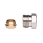 Фитинг уплотнительный для трубы d16 резьба 1/2" 013G4116 Danfoss