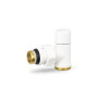 Запорный радиаторный клапан VMDV03, 1/2" x 3/4"EK, угловой, белый Varmega Design VMDV03-110415