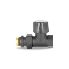 Клапан терморегулятора радиаторный VMDV06, 1/2", прямой, черный Varmega Design VMDV06-210404
