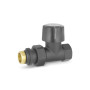 Клапан терморегулятора радиаторный VMDV06, 1/2", прямой, черный Varmega Design VMDV06-210404