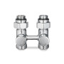 Узел нижнего подключения VMDV21, 1/2"х3/4"EK, прямой, хром Varmega Design VMDV21-400415