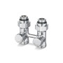 Узел нижнего подключения VMDV21, 1/2"х3/4"EK, прямой, хром Varmega Design VMDV21-400415