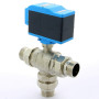 Трехходовой шаровой кран с электроприводом Emmeti Modulo Compact 01425712 1 1/2 HP латунь