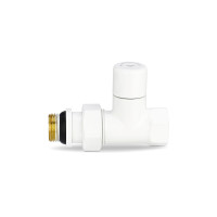 Ручной радиаторный клапан VMDV02, 1/2", прямой, белый Varmega Design VMDV02-110404