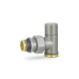 Запорный радиаторный клапан VMDV03, 1/2" x 3/4"EK, угловой, серый Varmega Design VMDV03-310415