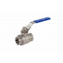 Кран шаровой стальной 1 1/2" Ридан BVS-FR 082X4616R ручка-рычаг, с внутренней резьбой, нерж. сталь