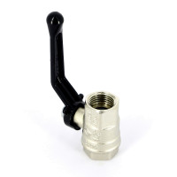 Кран шаровой 1/2" Bugatti New Jersey 910 09100012 ручка-рычаг НВ