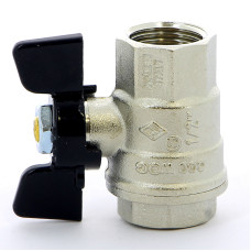 Кран шаровой 1/2" Bugatti Oregon 302 03020062 бабочка НВ