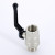 Кран шаровой 3/4" Bugatti New Jersey 915 09150004 ручка-рычаг НВ