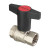 Кран шаровой 1" Oventrop Optibal 1077108 удлиненная пластиковая ручка