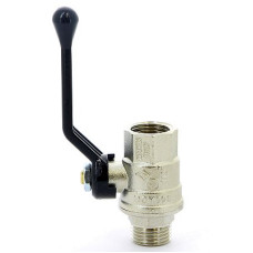 Кран шаровой 1/2" Bugatti Oregon 305 03050062 ручка-рычаг НВ