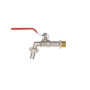 Шаровой кран Ридан BVR-CR 065B8300RG 1/2" ручка-рычаг, со штуцером под шланг