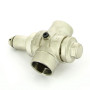 Редуктор давления ВВ никелированный с отверстием под аксиальный манометр 1/4" UNI-FITT 2" | 204N7140