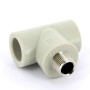 Тройник полипропиленовый с наружной резьбой 25-1/2"-25 FV-Plast 2225 | 222526