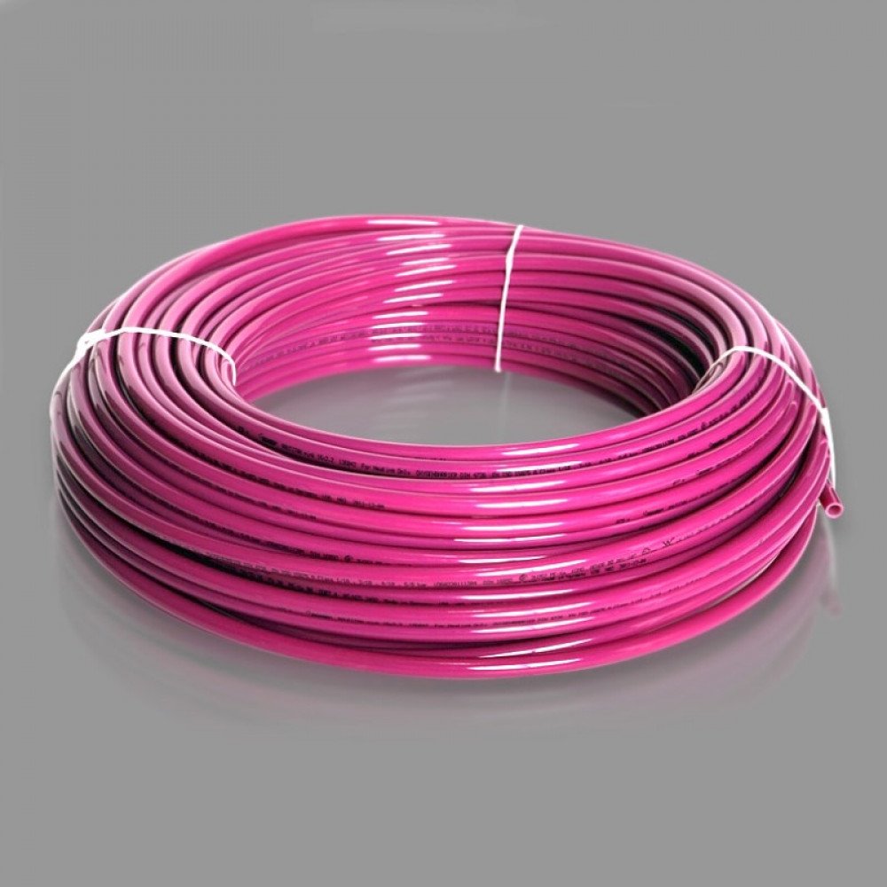Труба PE-Xa/EVOH RAUTITAN Pink+ 32 х 4.4, 50 м, лиловая | 336072-050
