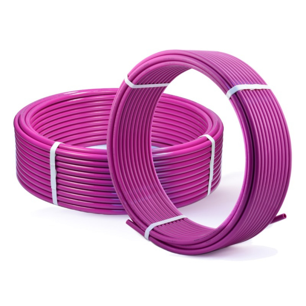 Труба PE-Xa/EVOH RAUTITAN Pink+ 32 х 4.4, 50 м, лиловая | 336072-050