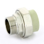 Муфта комбинированная разъемная 1 1/4" полипропилен 40 FV-Plast 237 | 237040 серая