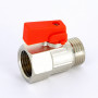 Кран шаровой мини флажок Uni-Fitt НВ 1/2" | 121N2000