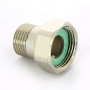 Соединение редукционное с накидной гайкой 1/2" x 3/4" НВ Uni-Fitt 624N2300 никелированная латунь