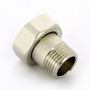 Соединение редукционное с накидной гайкой 1/2" x 3/4" НВ Uni-Fitt 624N2300 никелированная латунь