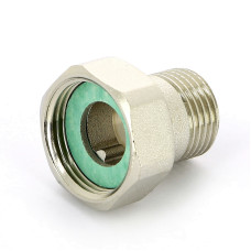 Сгон американка с накидной гайкой 1/2" x 3/4" НВ Uni-Fitt 624N2300 никелированная латунь
