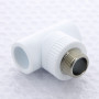 Тройник полипропиленовый с наружной резьбой 25-3/4" Pro Aqua PA250 | PA25014P белый
