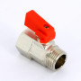Кран шаровой мини флажок Uni-Fitt НВ 1/2" | 121N2000