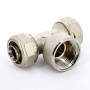 Тройник обжим-В 26-3/4"-26 Uni-Fitt | 667N8380 никелированная латунь