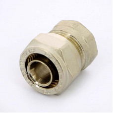 Муфта обжим-В 20-1/2" Uni-Fitt | 661N7200 никелированная латунь