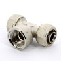 Тройник обжим-В 26-3/4"-26 Uni-Fitt | 667N8380 никелированная латунь