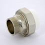Муфта комбинированная разъемная Н PPR 40-1 1/4" Pro Aqua PA210 | PA21020 полипропилен белый